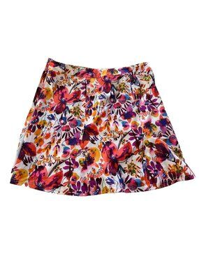 RipSkirt Hawaii Women's LG Poise Pink Floral Wrap Skirt Resortwear